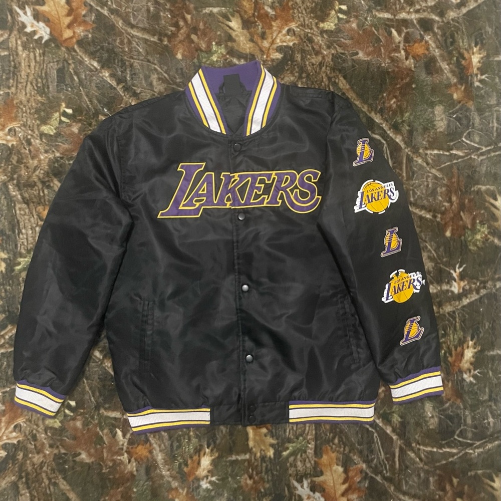 Los Angeles Lakers Ultra Game Varsity Jacket Men's Size Small